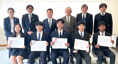 第19回 奨学金プログラム 静岡産業大学 奨学金授与式【写真】
