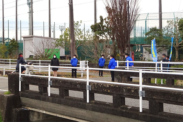 藤枝西高等学校近郊の橋【写真】