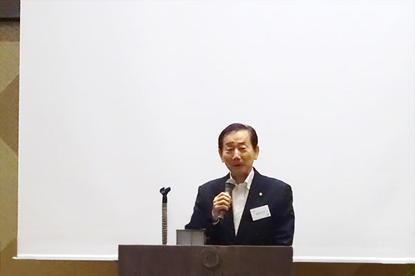 藤枝市長 北村正平様からの祝辞【写真】