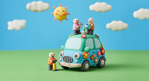 CO2削減運転、燃費向上のための車のメンテナンス”【写真】