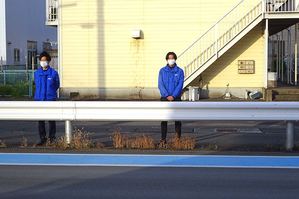 静清高等学校の通学路【写真】