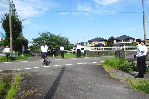 藤枝西高等学校の通学路近郊の橋【写真】
